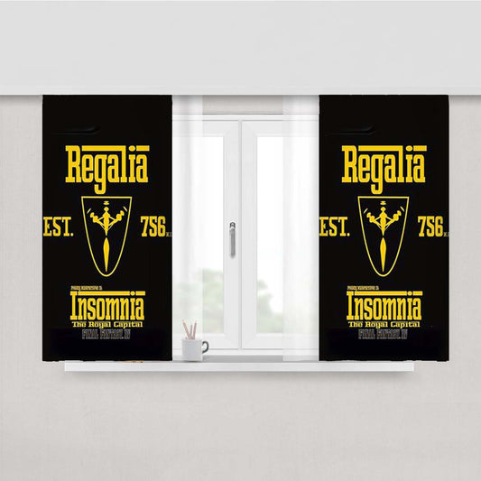 Regalia Motors Peach Skin Window Curtains