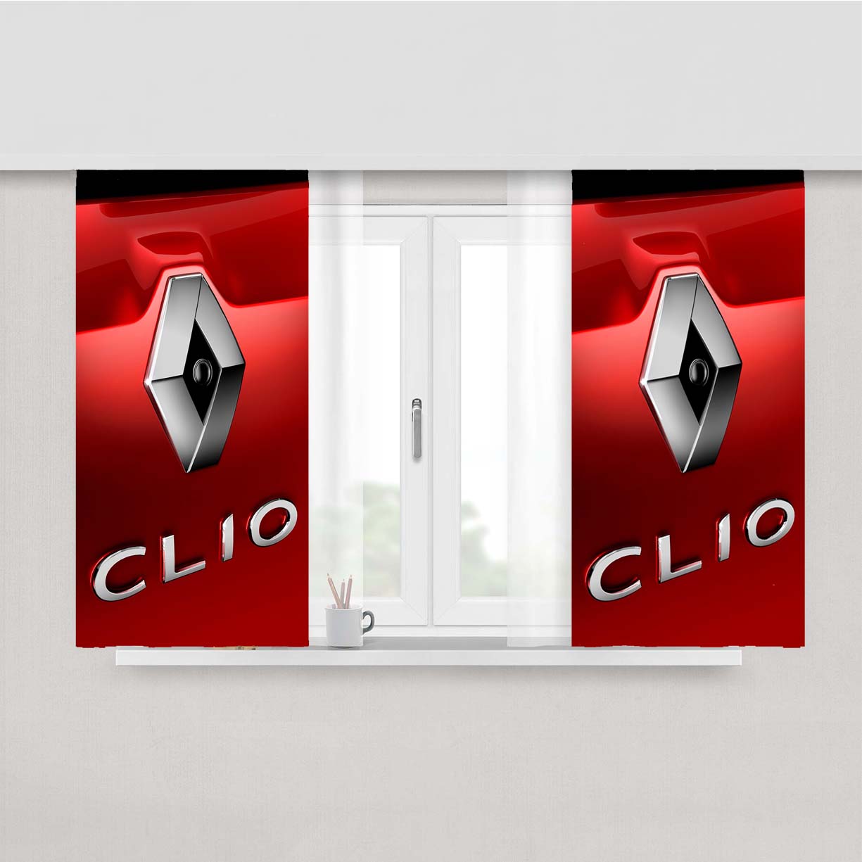 Renault Clio Hatchback Peach Skin Window Curtains