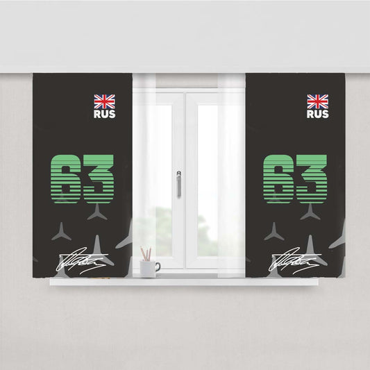 Russell - F1 Peach Skin Window Curtains
