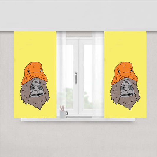 Sassy Peach Skin Window Curtains