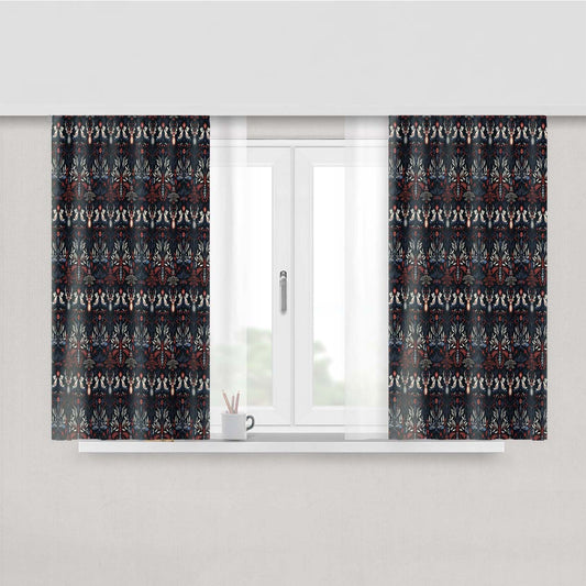 Scandinavian Peach Skin Window Curtains