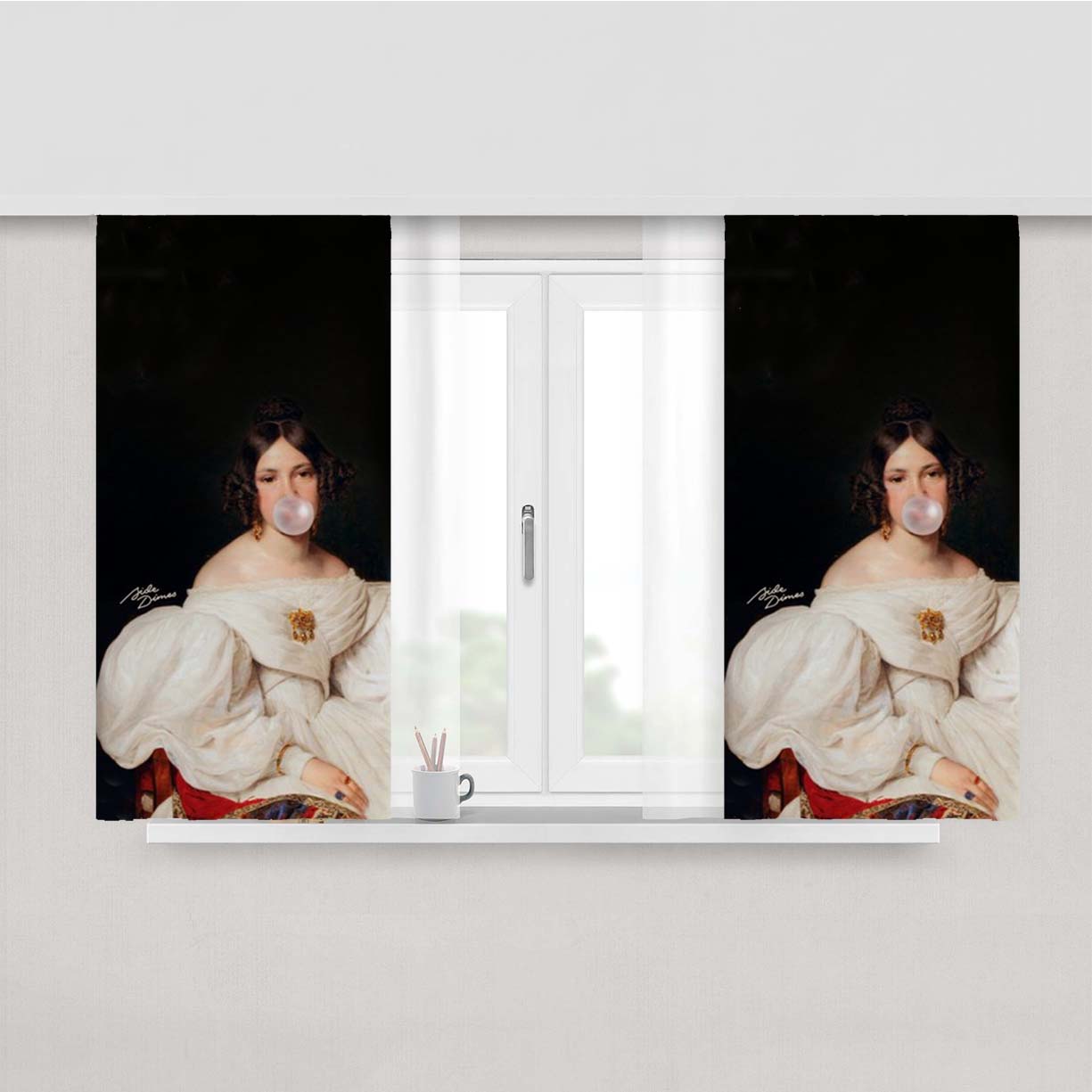 So Extra Peach Skin Window Curtains