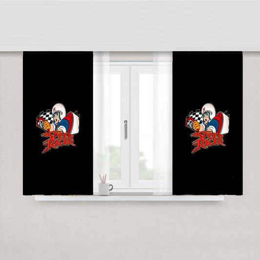 Speed Racer Meteoro Peach Skin Window Curtains
