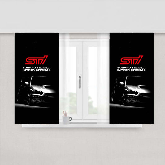 Subaru Sti Peach Skin Window Curtains