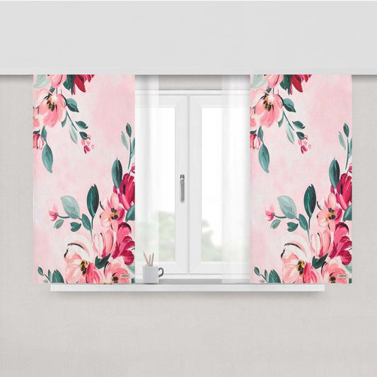 Tea Peach Skin Window Curtains