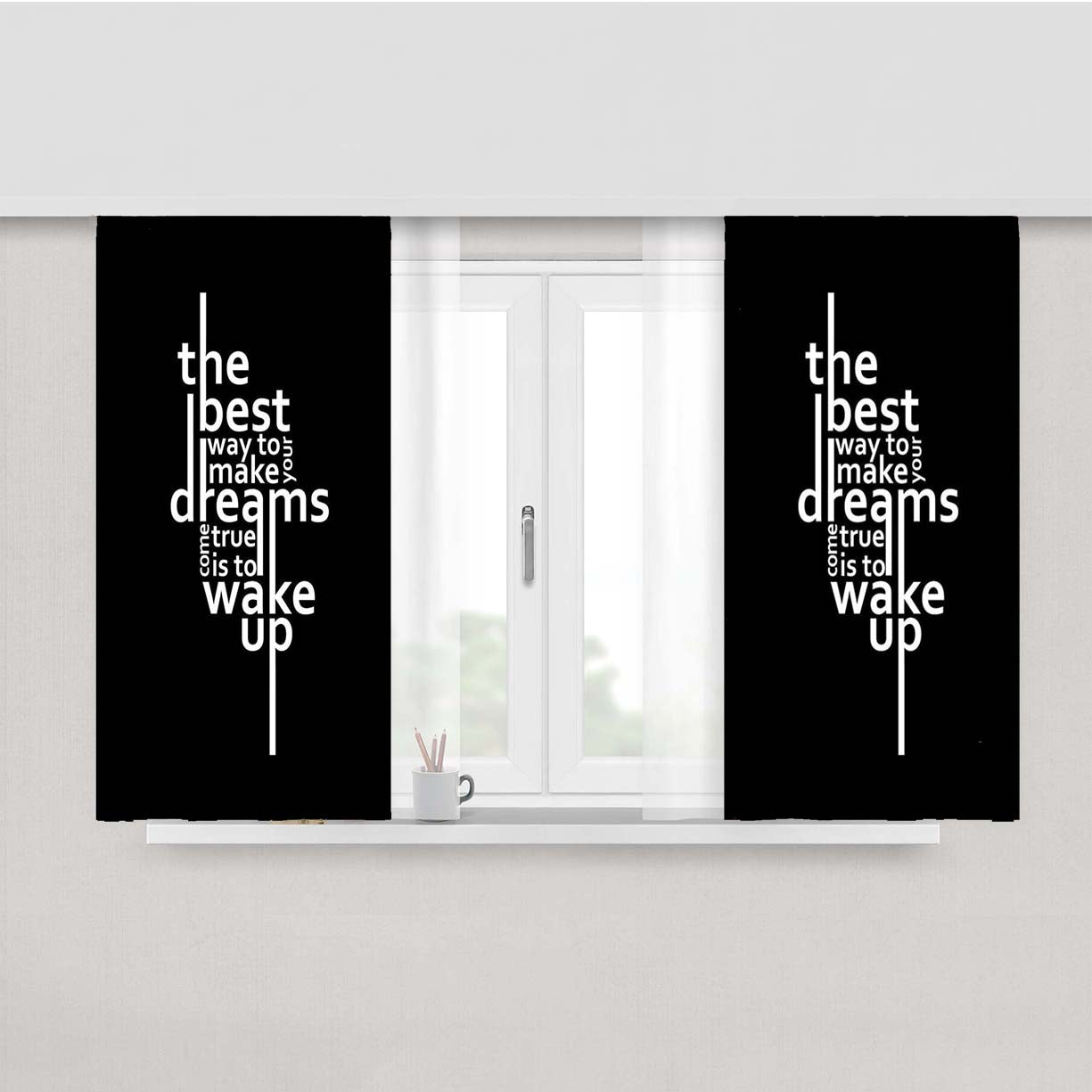 The Best Way To Make Dreams Wake Up Peach Skin Window Curtains