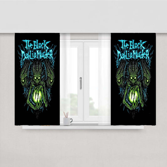 The Black Dahlia Murder Art Alien Peach Skin Window Curtains