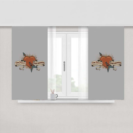 Tom Petty And The Heartbreakers Peach Skin Window Curtains