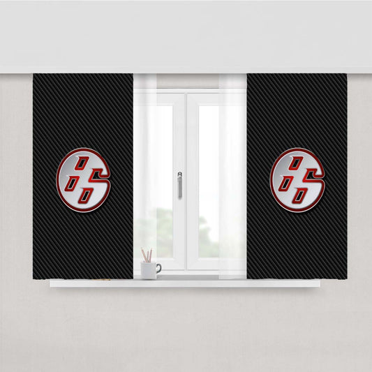 Toyota 86 Logo Peach Skin Window Curtains