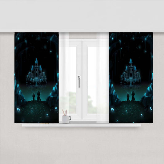 Undertale Castle Peach Skin Window Curtains