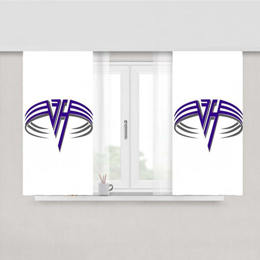 Van Halen Logo Music Peach Skin Window Curtains