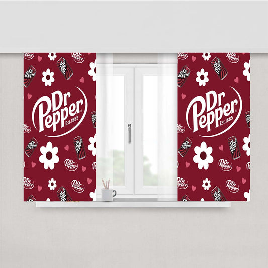 Vintage Dr Peach Skin Window Curtains