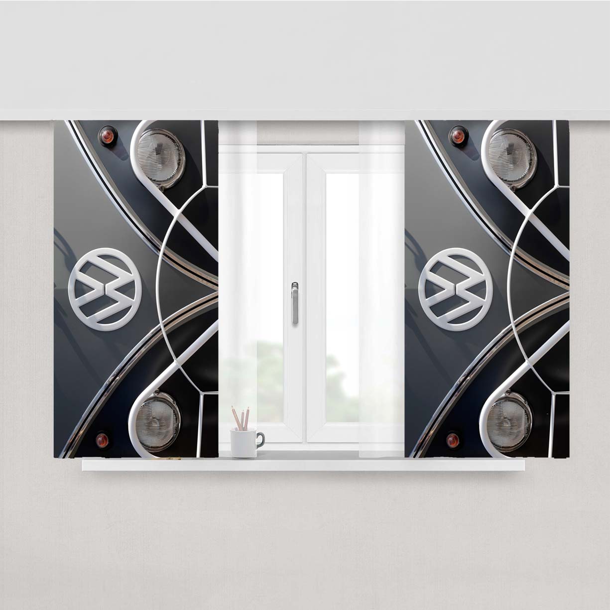 Vw Minibus Volkswagen Peach Skin Window Curtains