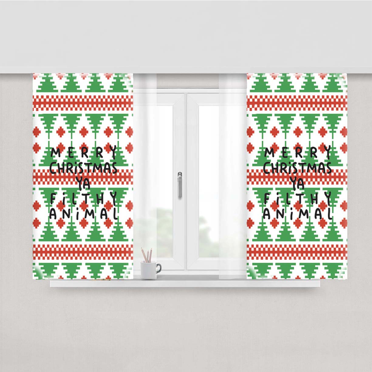 Ya Filthy Animal Peach Skin Window Curtains