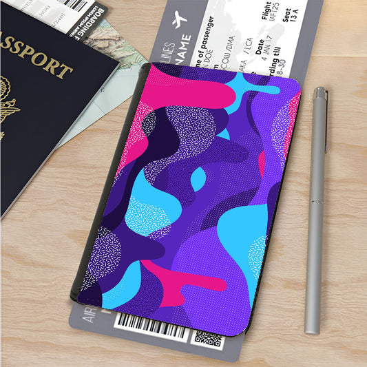 Abstract Pattern August Passport Cover