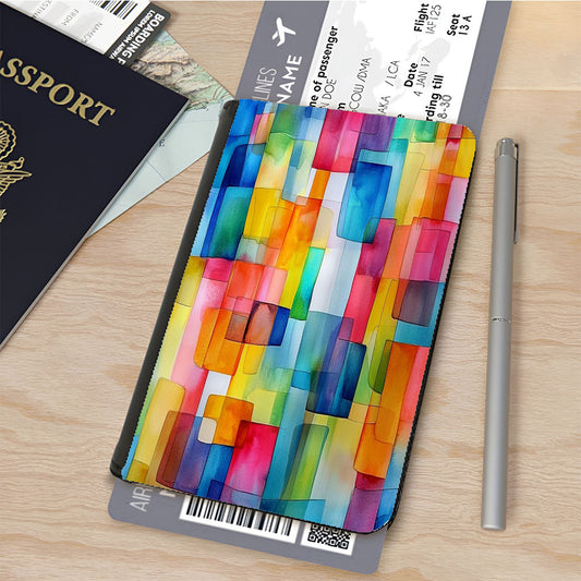 Abstract Watercolor Passport Cover