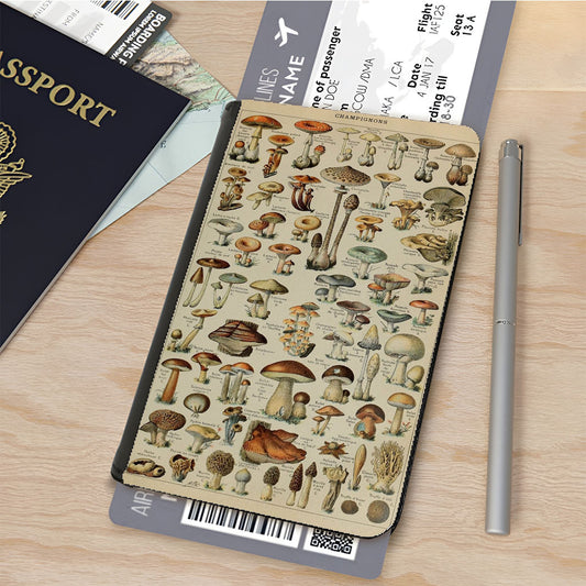 Adolphe Millot'S Mushroom Passport Cover