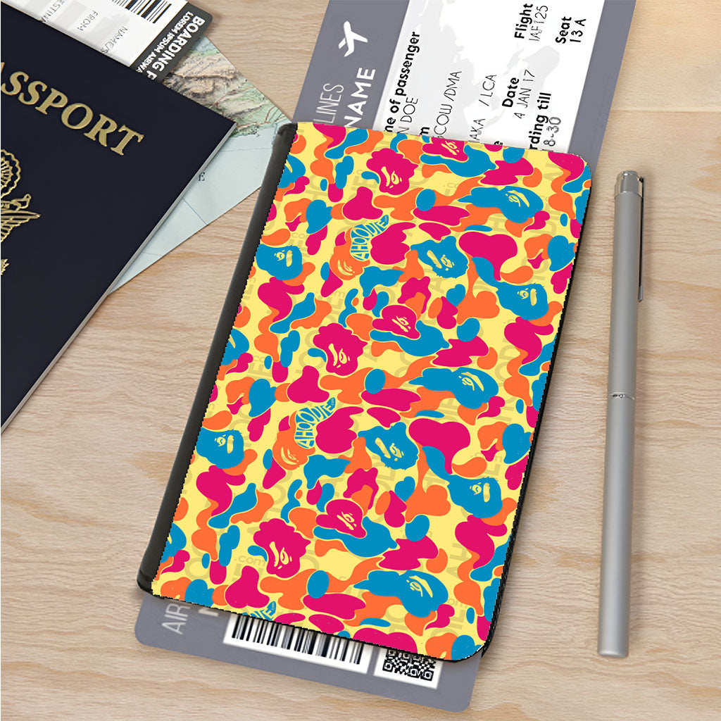 Ahoodie Camouflage Pattern Full Color Passport Cover