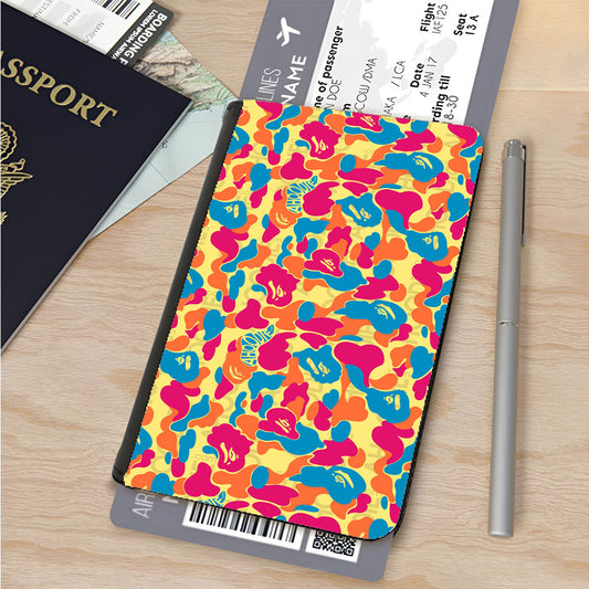 Ahoodie Camouflage Pattern Full Color Passport Cover