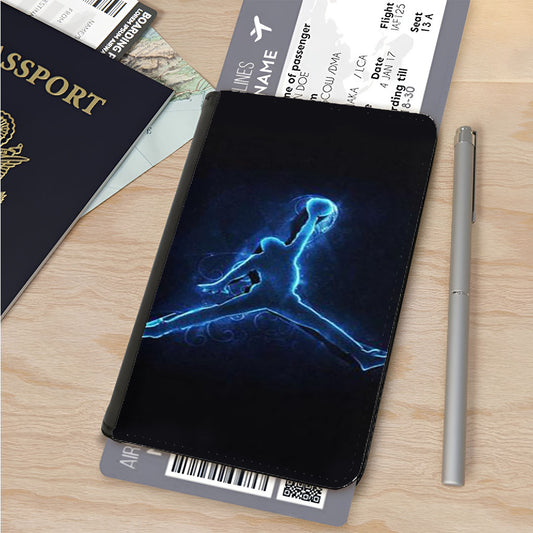 Air Jordan Logo Neon Passport Cover