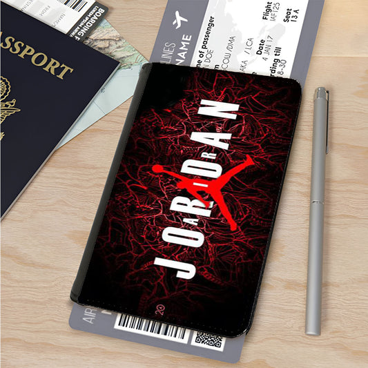 Air Jordan Red Wallpaper Passport Cover