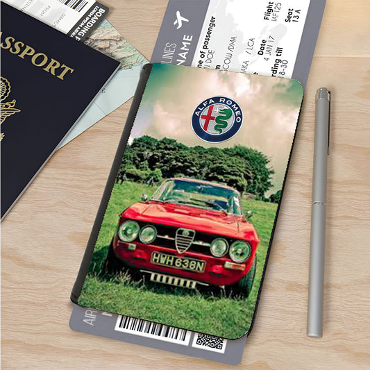 Alfa Romeo Car Style Passport Cover