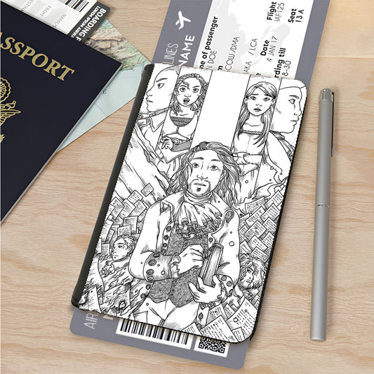 Hamilton American Musical Characters Group Passport Cover
