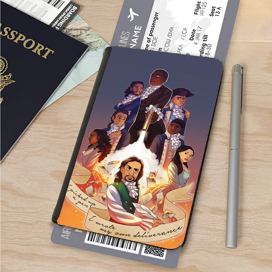 Hamilton And Eliza Kiss Musical Passport Cover