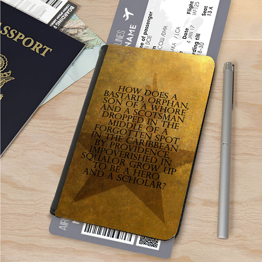 Hamilton Broadway King George Iii Passport Cover