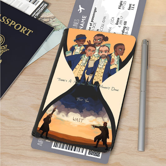 Hamilton Musical Quotes Passport Cover