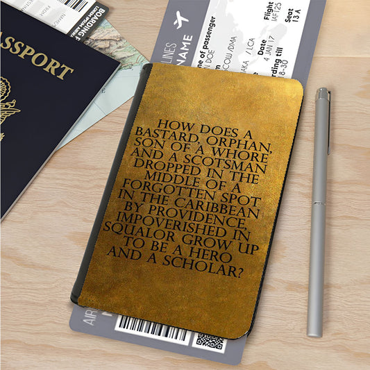 Hamilton Quote Passport Cover