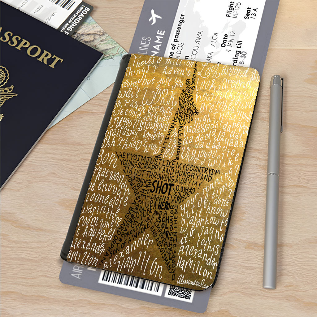 Hamilton The Musical Golden Passport Cover