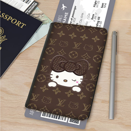 Hello Kitty Calm Pattern Passport Cover