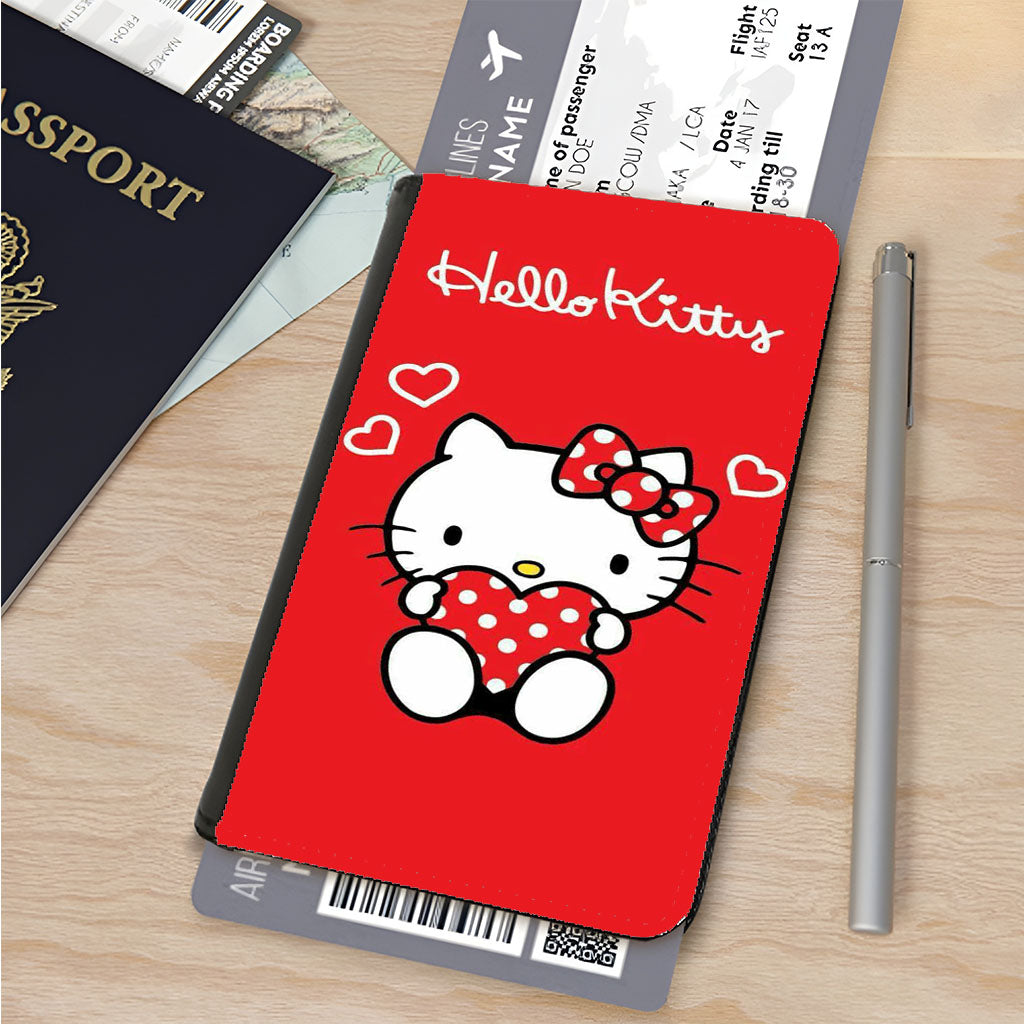 Hello Kitty Halloween Pattern Passport Cover