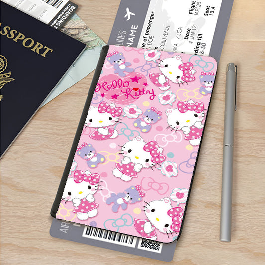 Hello Kitty Loving Pattern Passport Cover
