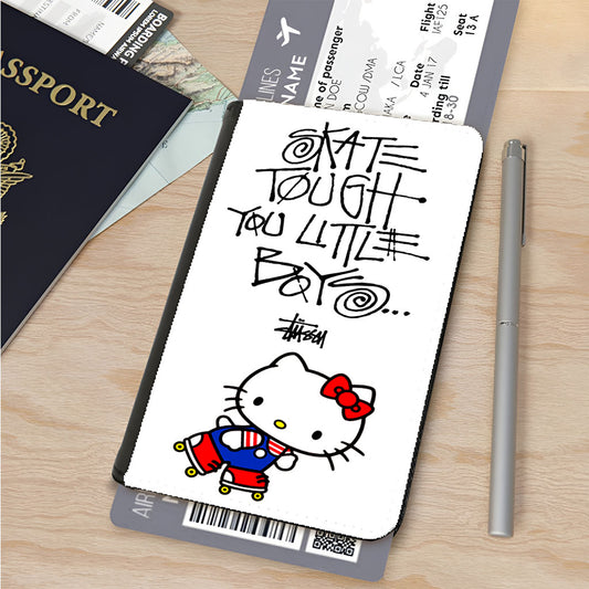 Hello Kitty Pattern Passport Cover