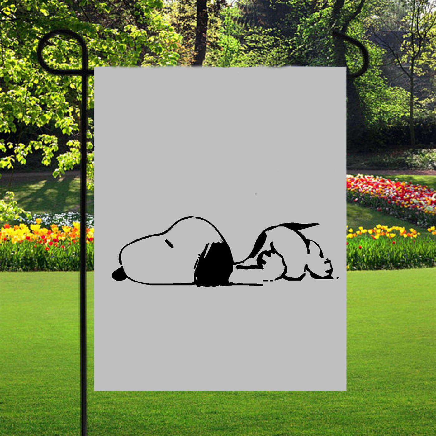 Snoopy Dog Garden Flags Yard Outdoor Lawn 12 X 18