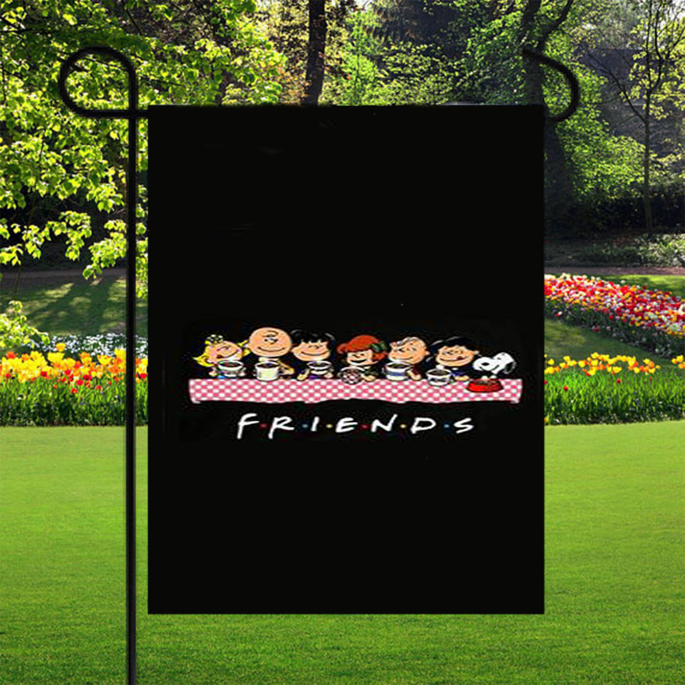 The Peanuts Snoopy Friend Garden Flags Yard Outdoor Lawn 12 X 18