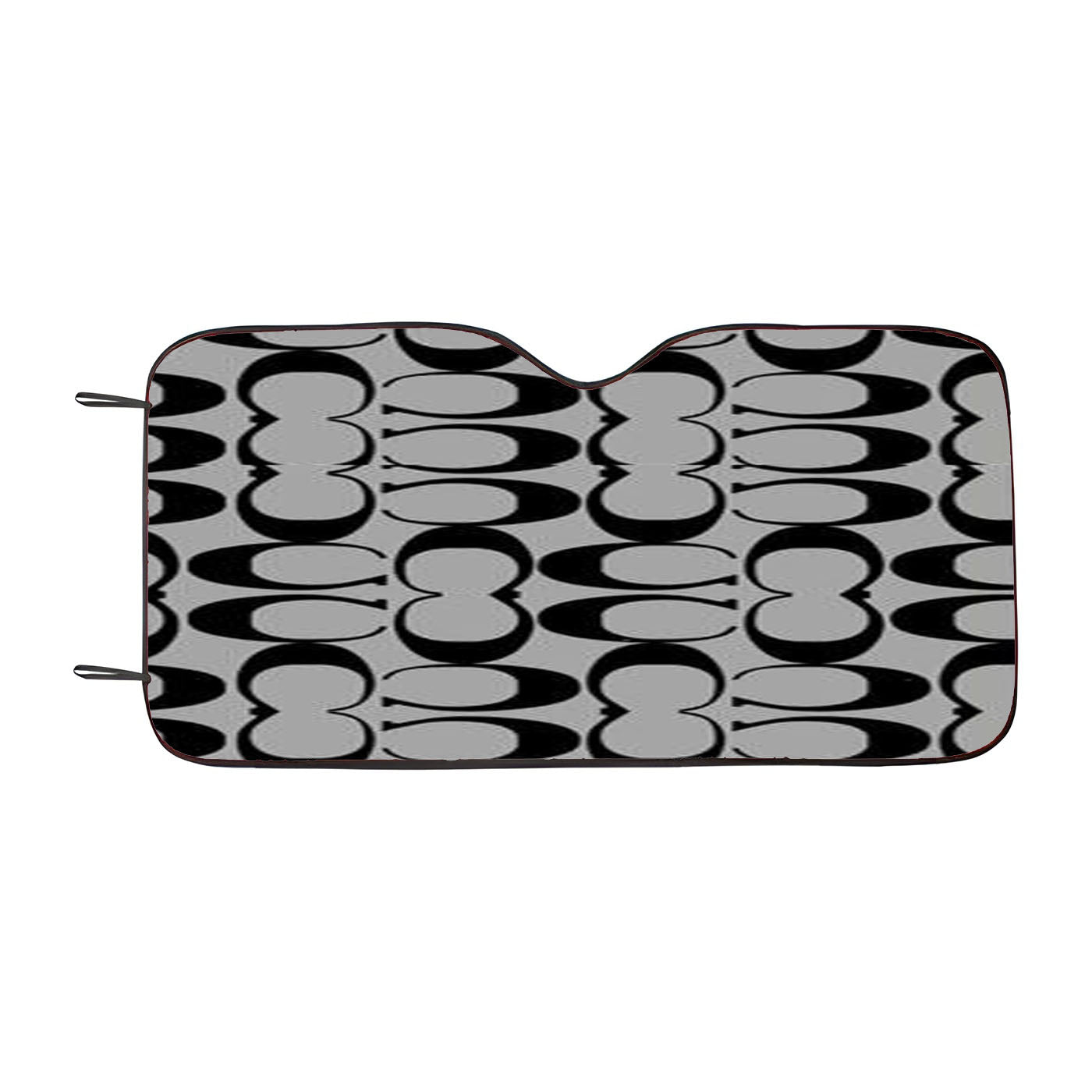 Coach Silver Car Auto Sun Shade Windshield Cover