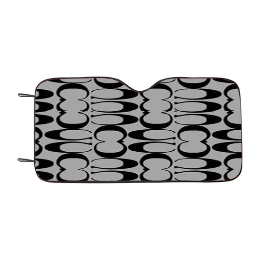 Coach Silver Car Auto Sun Shade Windshield Cover