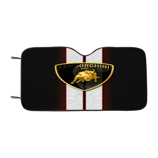 Lamborghini Silver Car Auto Sun Shade Windshield Cover