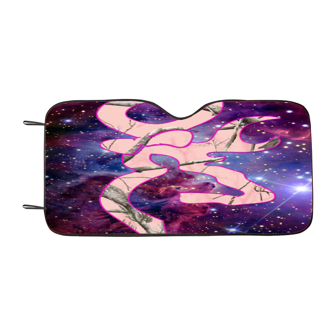 Love Browning Deer Camo Girl Car Auto Sun Shade Windshield Cover