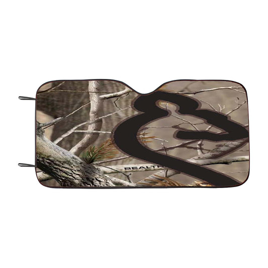 Love Browning Deer Camo Real Tree Couple 2 Car Auto Sun Shade Windshield Cover