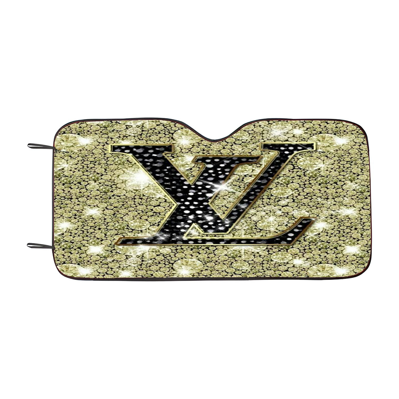 Luois Vuitton Diamond Clean Car Auto Sun Shade Windshield Cover