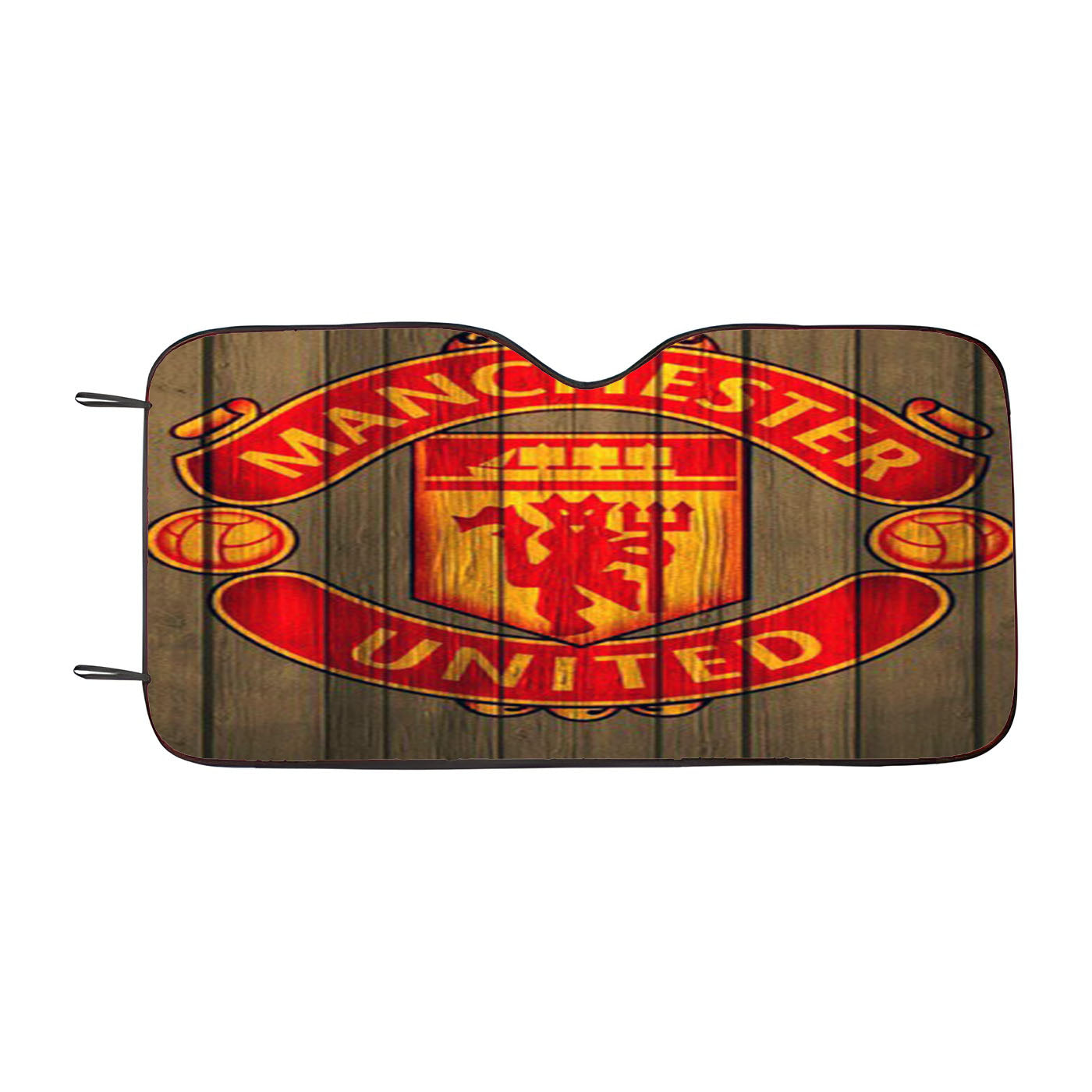 Manchester United Devils Wood Car Auto Sun Shade Windshield Cover