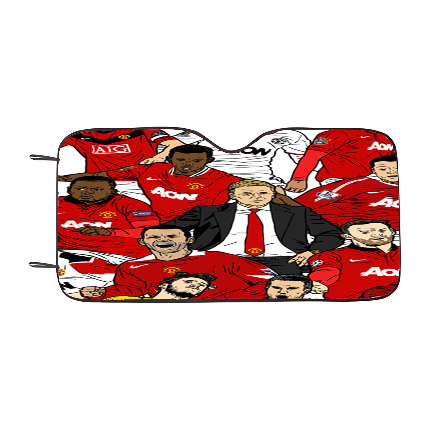 Manchester United Player Car Auto Sun Shade Windshield Cover