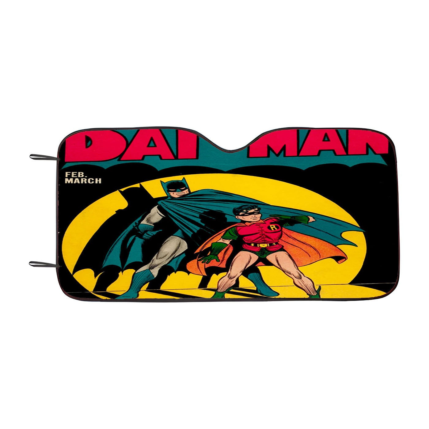 Old Batman Comic 2 Car Auto Sun Shade Windshield Cover