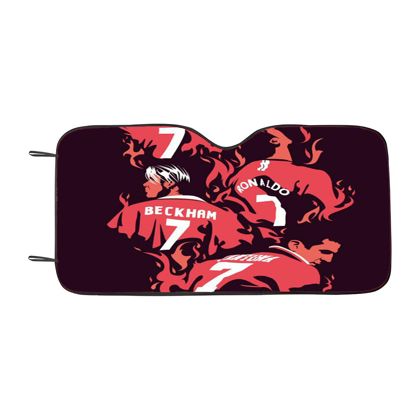 Red Seven Manchester United Car Auto Sun Shade Windshield Cover