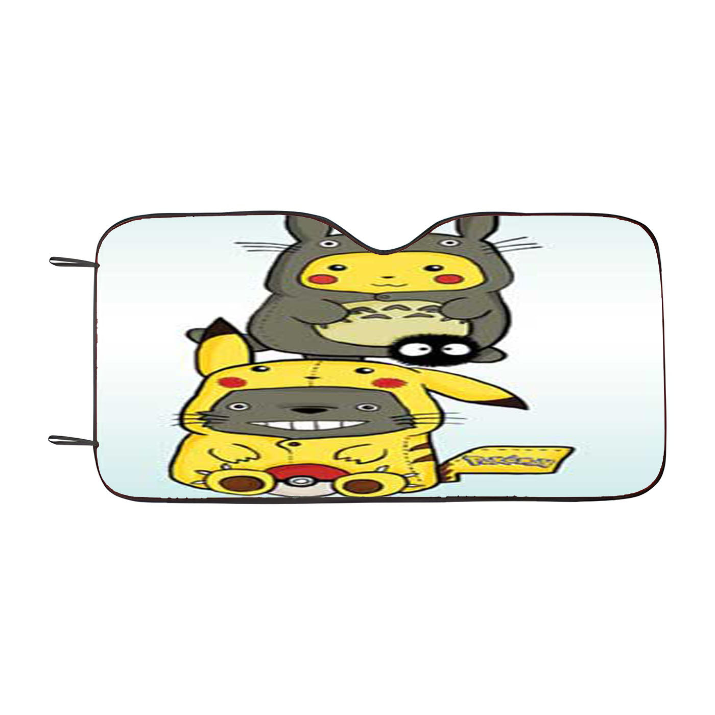 Totoro Pikachu Car Auto Sun Shade Windshield Cover