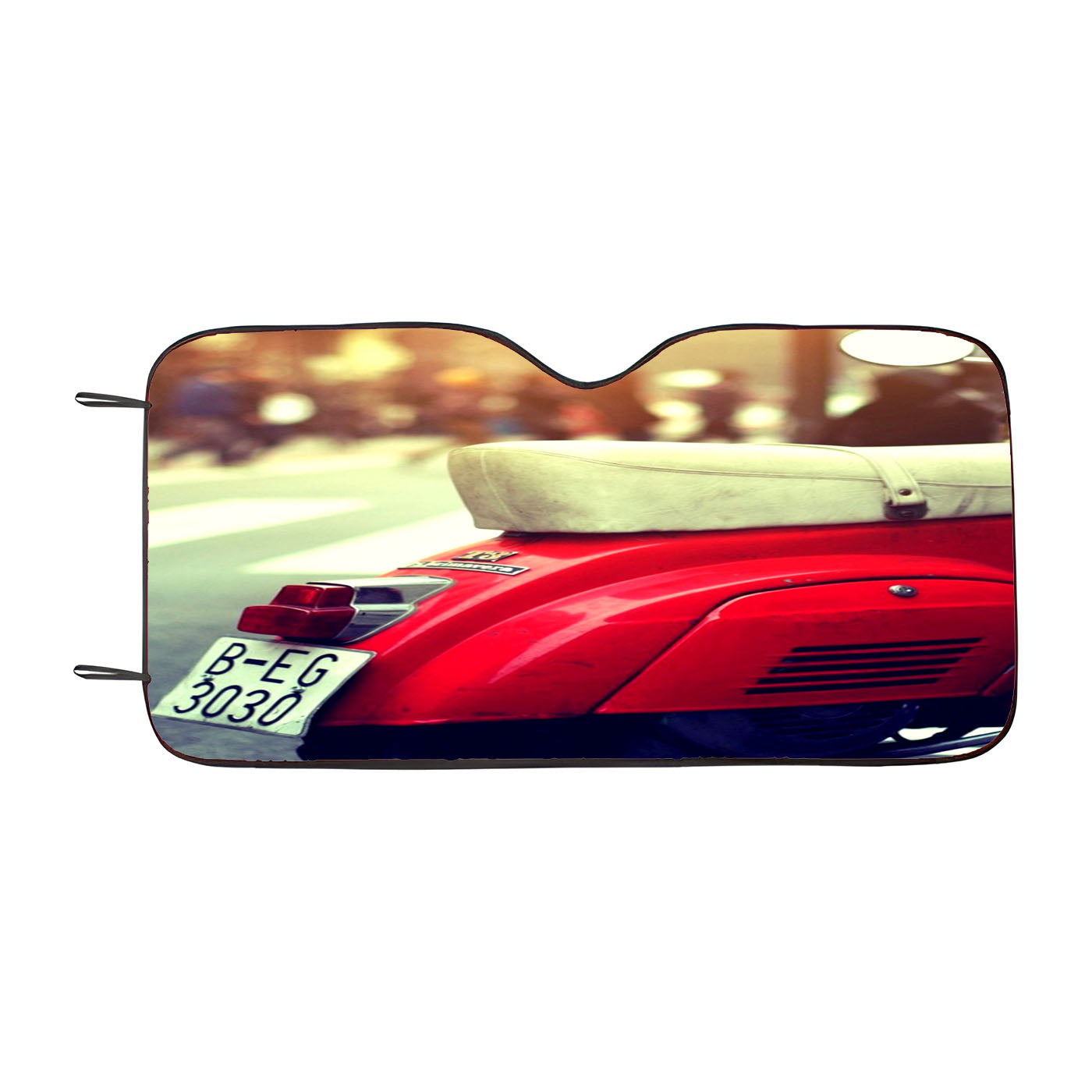 Vespa Scooter 2 Car Auto Sun Shade Windshield Cover